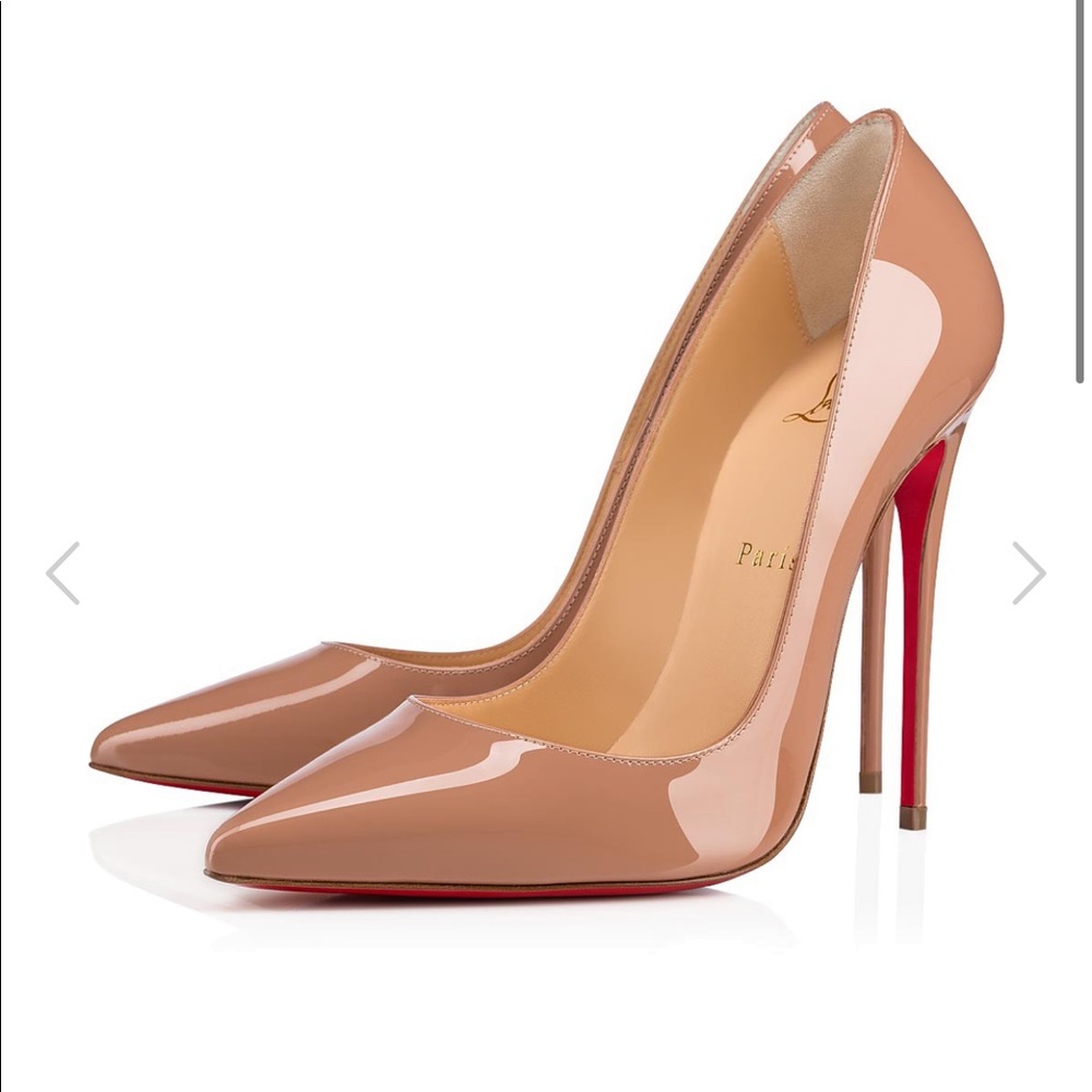 Iconic beige So Kate Christian Louboutin stilettos 120 mm heel, size 37.5